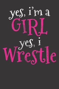 Notebook: Wrestler Girl Wrestling Gift Grappler Vintage  Dot Grid 6x9 120 Pages