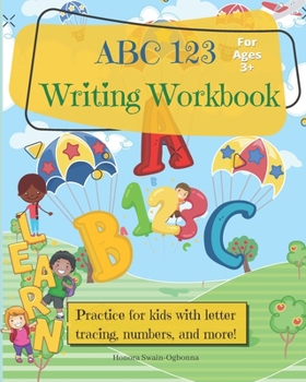 Paperback ABC 123 Writing Workbook Book