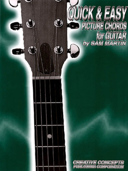 Paperback Quick & Easy Picture Chords for Guitar Book