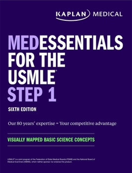 Paperback Medessentials for the USMLE Step 1: Visually Mapped Basic Science Concepts Book