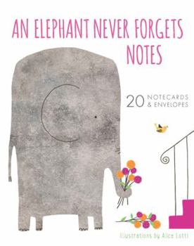 Misc. An Elephant Never Forgets Notes: 20 Notecards & Envelopes Book