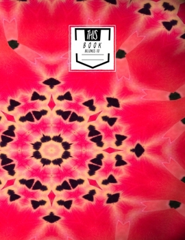 Paperback Sheet Music Notebook: Watermelon Wheel - Blank Sheet Music, Large Notebook Book