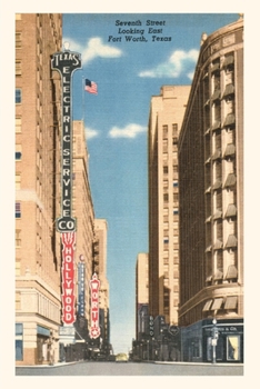 Paperback Vintage Journal Seventh Street, Fort Worth, Texas Book