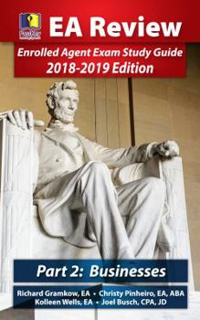 Hardcover Passkey Learning Systems, EA Review Part 2, Business Taxation: Enrolled Agent Exam Study Guide 2018-2019 Edition (Hardcover) Book
