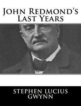 Paperback John Redmond's Last Years Book