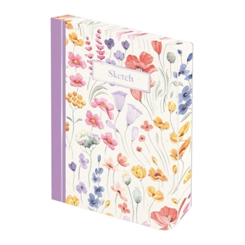 Paperback Floral Sketch Book
