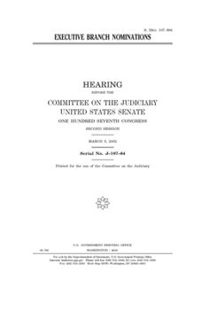 Executive branch nominations