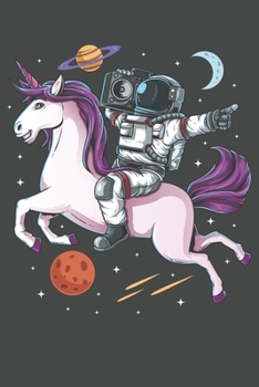 2020 Week To View Dated Planner Diary: Astronaut Riding Flying Unicorn 6x9 Inches Paperback