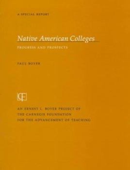 Paperback Native American Colleges: Progress and Prospects Book