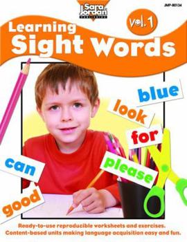 Paperback Learning Sight Words, Vol. 1 Book