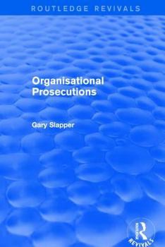 Paperback Organisational Prosecutions Book