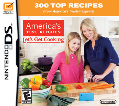 Game - Nintendo DS Americas Test Kitchen Let's Get Cooking Book