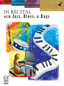 Paperback In Recital(r) with Jazz, Blues, & Rags, Book 4 Book
