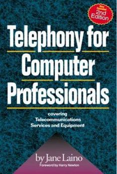 Paperback Telephony for Computer Professionals Book