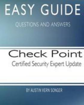 Paperback Easy Guide: Check Point Certified Security Expert Update Book