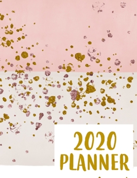 2020 Planner: 8.5" X 11"  2020 Weekly Planner Jan 1, 2020 to Dec 31, 2020 Weekly & Monthly View Calendar Planner, Organizer & Diary, Schedule Organizer, Appointment Notebook, Rose Gold Design