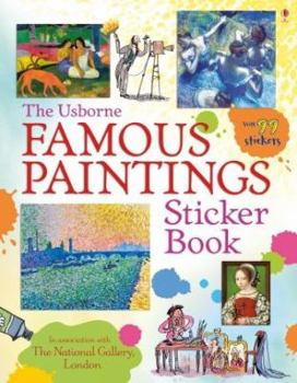 Paperback Famous paintings sticker book