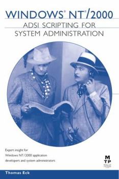Paperback Windows Nt/2000 Adsi: Scripting for System Administration Book