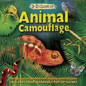 Hardcover 3-D Close Up: Animal Camouflage Book