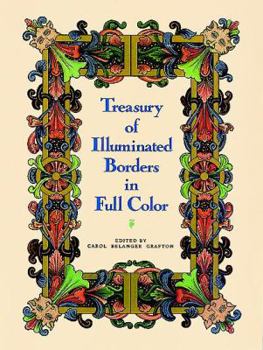 Paperback Treasury of Illuminated Borders in Full Color Book