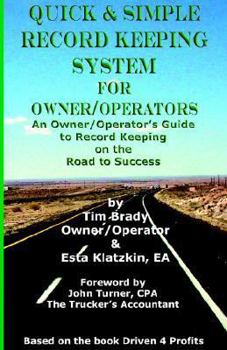 Paperback Quick & Simple Record Keeping for Owner/Operators Book