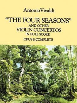 Paperback The Four Seasons and Other Violin Concertos in Full Score: Opus 8, Complete Book