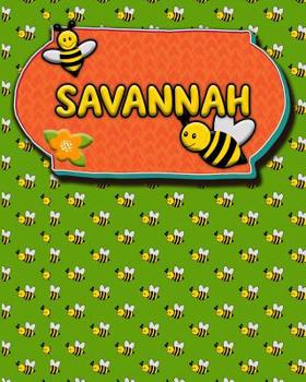 Paperback Handwriting Practice 120 Page Honey Bee Book Savannah: Primary Grades Handwriting Book K-2 Book