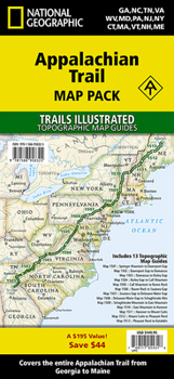 Map Appalachian Trail [Map Pack Bundle] Book