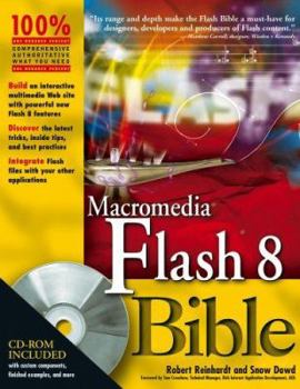 Paperback Macromedia Flash 8 Bible [With CDROM] Book