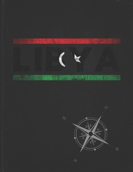 Libya: Personalized Gift for Libyan Friend for Travel  Lightly Lined Pages Daily Journal Diary Notepad