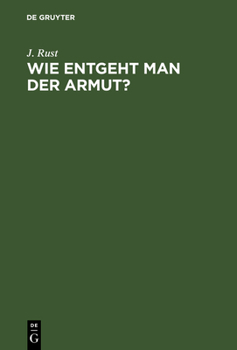 Hardcover Wie entgeht man der Armut? [German] Book
