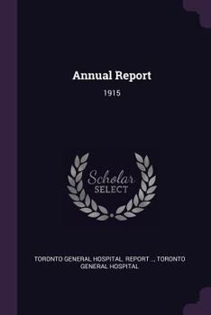 Paperback Annual Report: 1915 Book