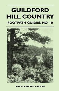 Paperback Guildford Hill Country - Footpath Guide Book