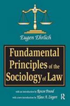 Hardcover Fundamental Principles of the Sociology of Law Book