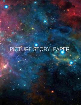 Paperback Picture Story Paper: OUTERSPACE TERESTIAL BIG BOOK Learn to Draw and Write Proportion Letters ( for KINDER-3RD GRADE ) Book