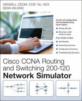 CD-ROM Cisco CCNA Routing and Switching 200-120 Network Simulator Book