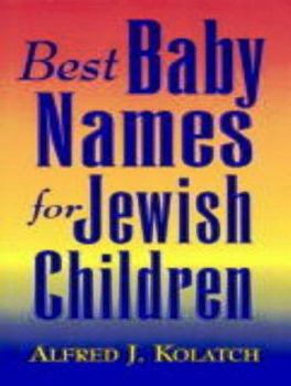 Paperback Best Baby Names for Jewish Children Book