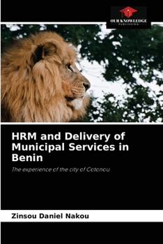 Paperback HRM and Delivery of Municipal Services in Benin Book