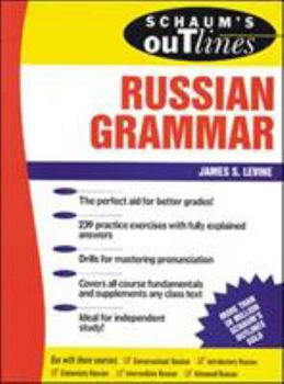 Paperback Schaum's Outlines of Russian Grammar Book