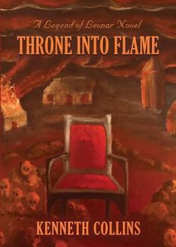 Paperback Throne Into Flame: A Legend of Levnar Novel Book