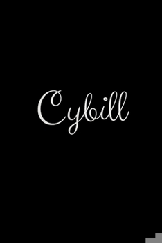 Paperback Cybill: notebook with the name on the cover, elegant, discreet, official notebook for notes Book