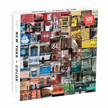 Toy New York in Color 500 Piece Puzzle Book