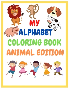 Paperback Animal Alphabet Coloring Book