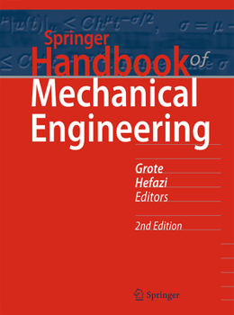Hardcover Springer Handbook of Mechanical Engineering Book