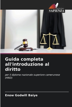 Paperback Guida completa all'introduzione al diritto [Italian] Book