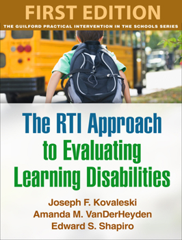 Paperback The Rti Approach to Evaluating Learning Disabilities Book