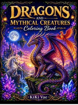 Dragons and Mythical Creatures Coloring Book