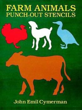 Paperback Farm Animals Punch-Out Stencils Book