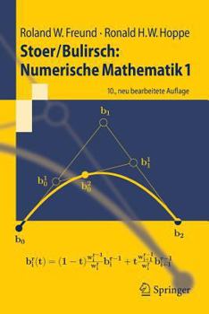 Paperback Stoer/Bulirsch: Numerische Mathematik 1 [German] Book