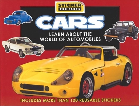 Hardcover Sticker Fun Facts: Cars Book